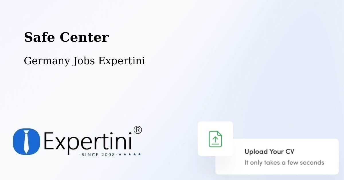 Safety Center – Billerbeck - Germany Jobs Expertini